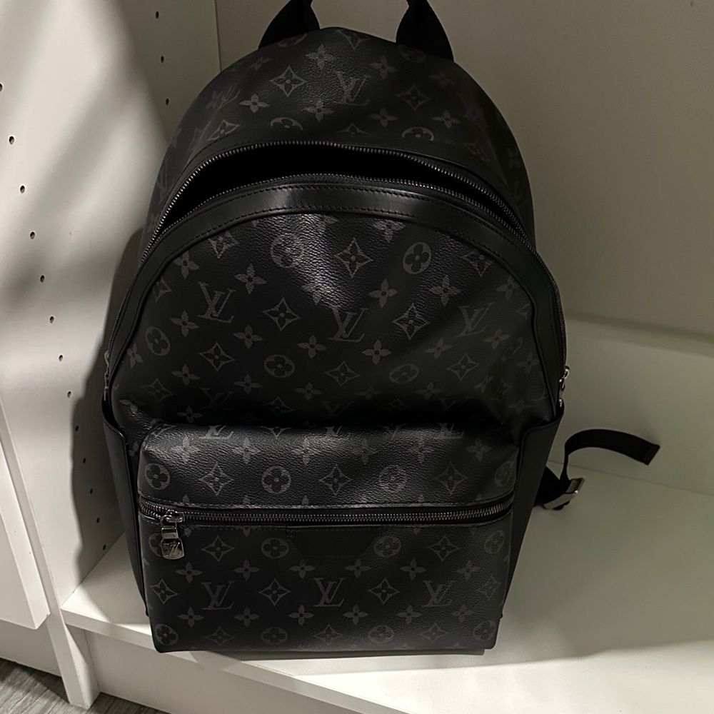 Louis Vuitton Luxury Black Designer Backpack